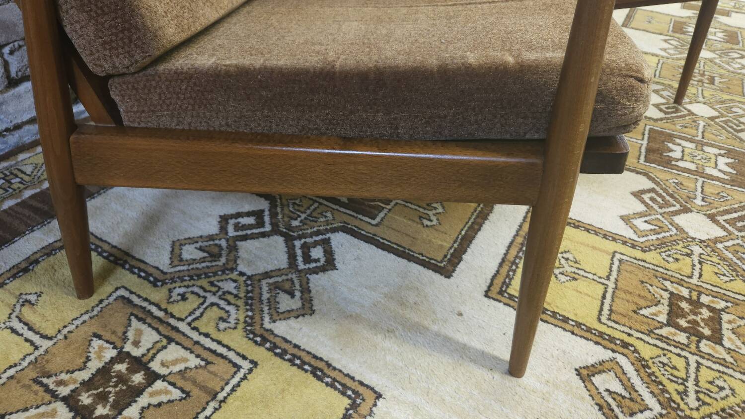 Paire de fauteuils scandinave en teck 1960
