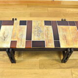 Table basse vintage 1960 / 1970 Roger Capron Vallauris