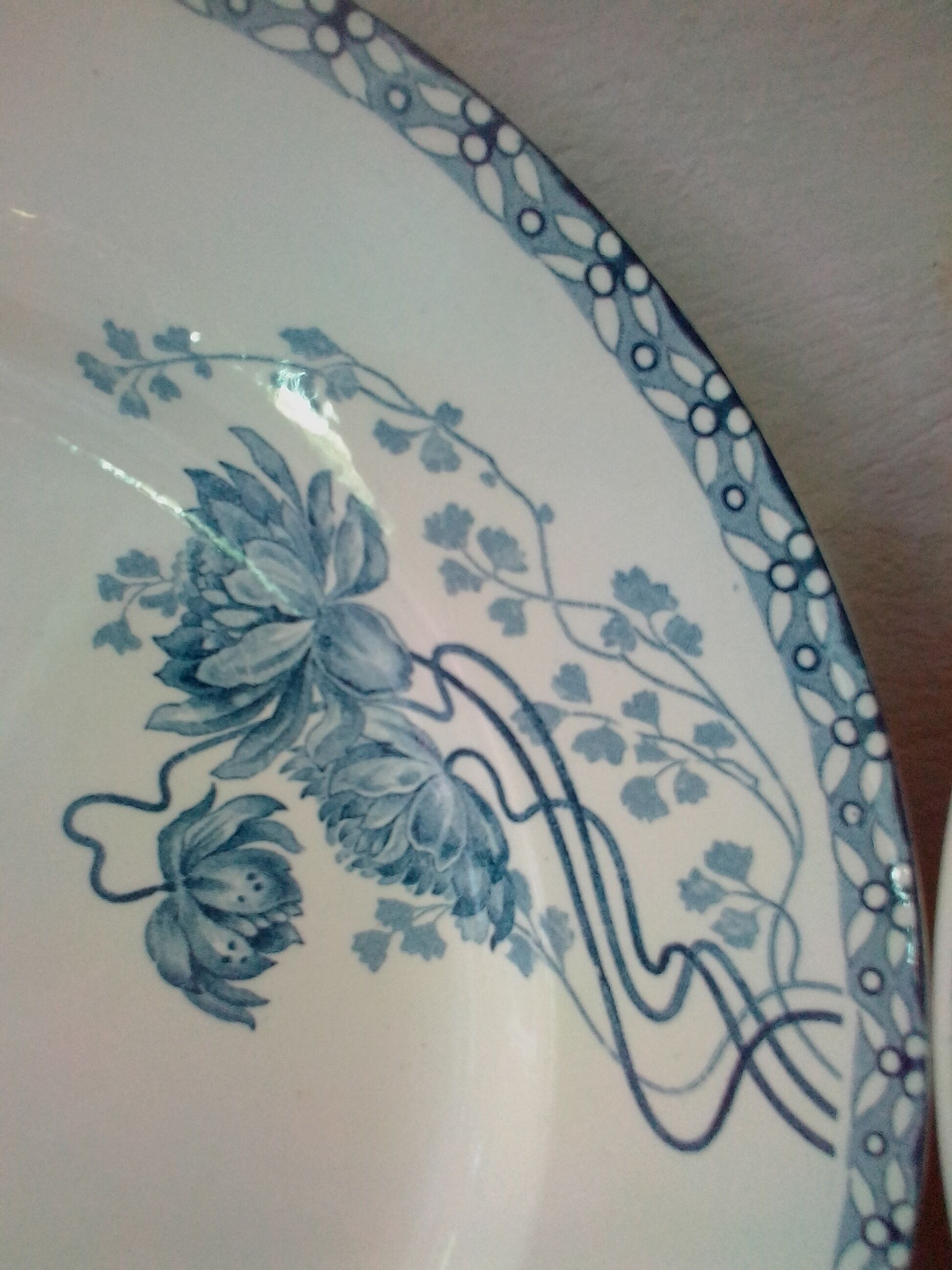 6 dinner plates model royat sarreguemines