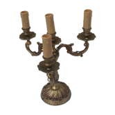 Bronze candlestick lamp 4 lights