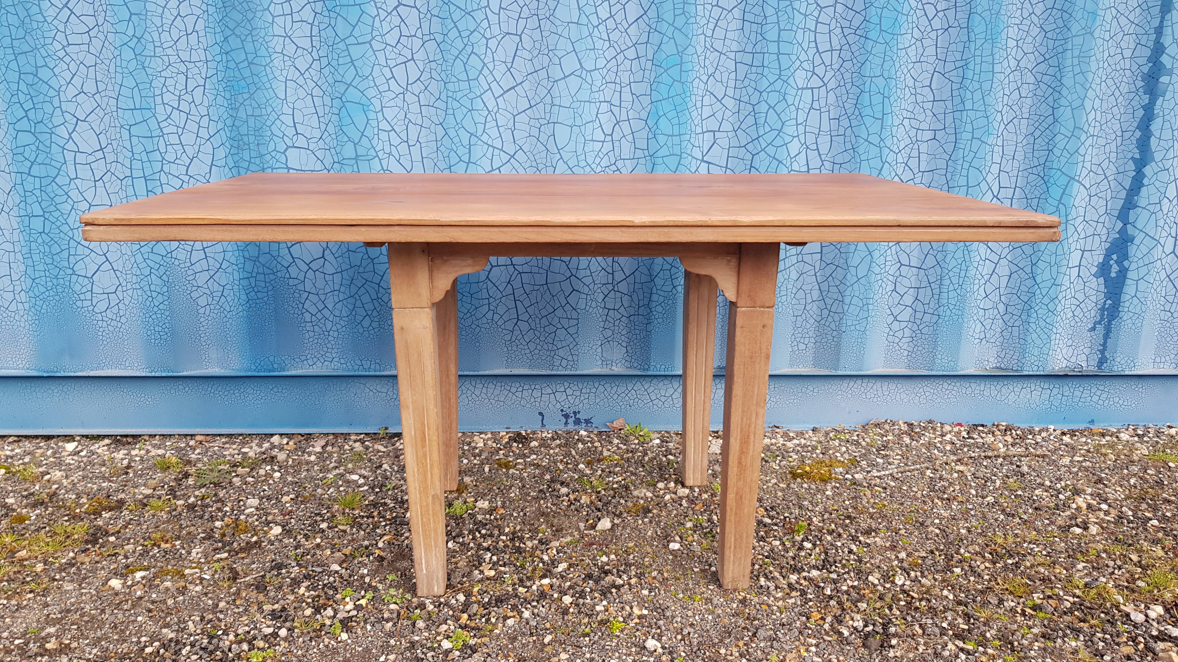 Old Burmese teak dining table