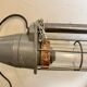 Large Grey Soviet Industrial Hanging Tube Light, 1970s