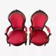 Paire de fauteuils époque Louis Philippe en palissandre vers 1830