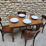 Ensemble table et 4 chaises bistrot
