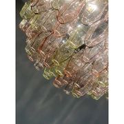 Lustre contemporain en verre de Murano "Poliedri