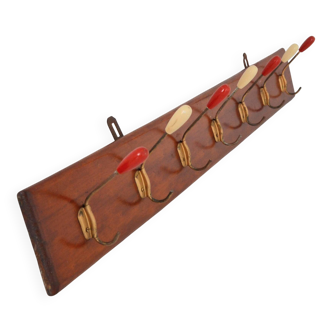 Grand porte manteaux mural 1950 vintage