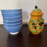 Vallauris slurry olive pot