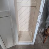 Weathered wooden locker