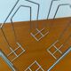 Chrome magazine rack