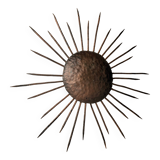 Sunburst Ceiling Lamp in Iron, 1950s