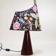 A pair of post-modern Missoni table lamps by Massimo Valloto, Italy, 1980s.