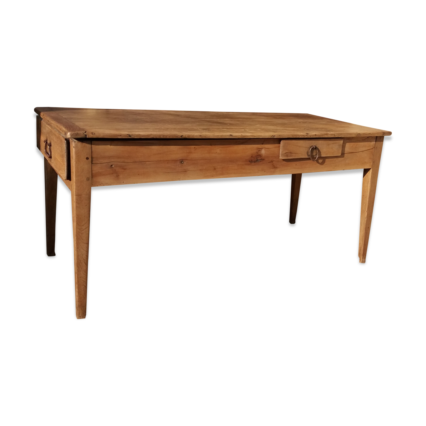 Old Burgundy farm table