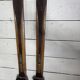 Pair of wooden skis from the 1940s