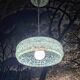 Suspension vintage verre de Clichy