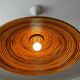 Large rattan pendant light from the 60s-70s