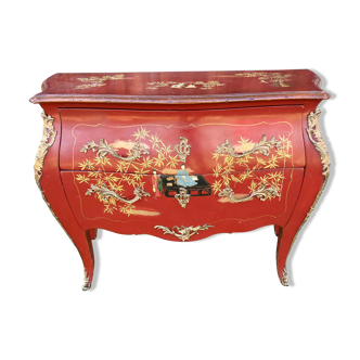 Curved dresser Louis XV
