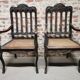 Paire de Fauteuils Cannés anciens , Style Louis XV / régence