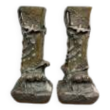 Pair of Art Nouveau vases.