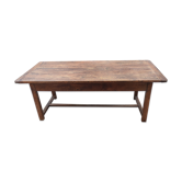 Table de ferme plateau chêne