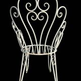1960s wrought iron armchairs from France