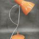 Josef Hůrka Orange Table Lamp for Napako, Czechoslovakia, 1960s