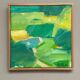 Original Swedish Oil on Canvas – “Early Summer Landscape” by Rolf Andersson – Signed – 2003 – Vintage & Framed – 24.5 × 24.5 cm