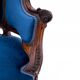 A late 19th-century French bergère armchair. After renovation.