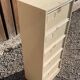 Industrial iron cabinet with flap