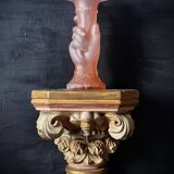 Handmade glass vase