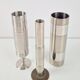 Brutalist Sculptural Metal and Brass Vases from BMF, Germany, 1960s, Set of 3