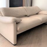 Cassina leather Maralunga sofa