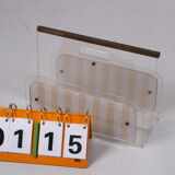 Plexiglass storage rack 1960s