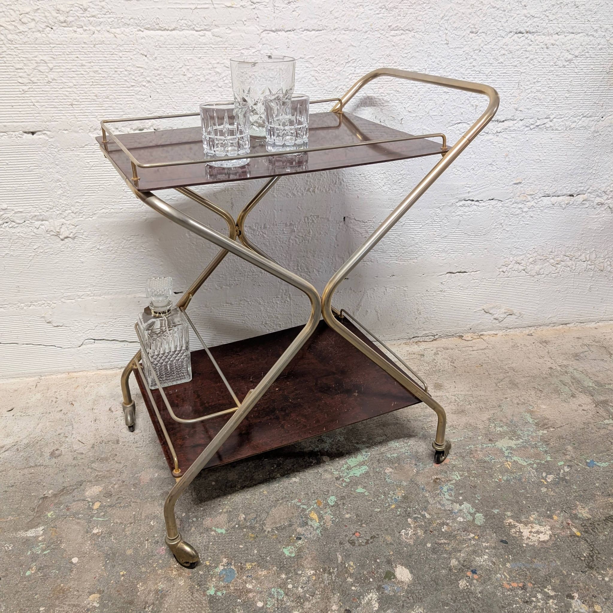 Vintage rolling trolley