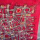 Robert WOGENSKY (1919-2019) rug from the 1970s, dimensions 3 x 2 m.