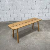 Vintage oak bench from the 1950s