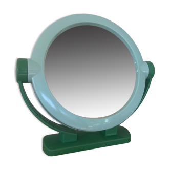 Vintage two-tone swivel mirror