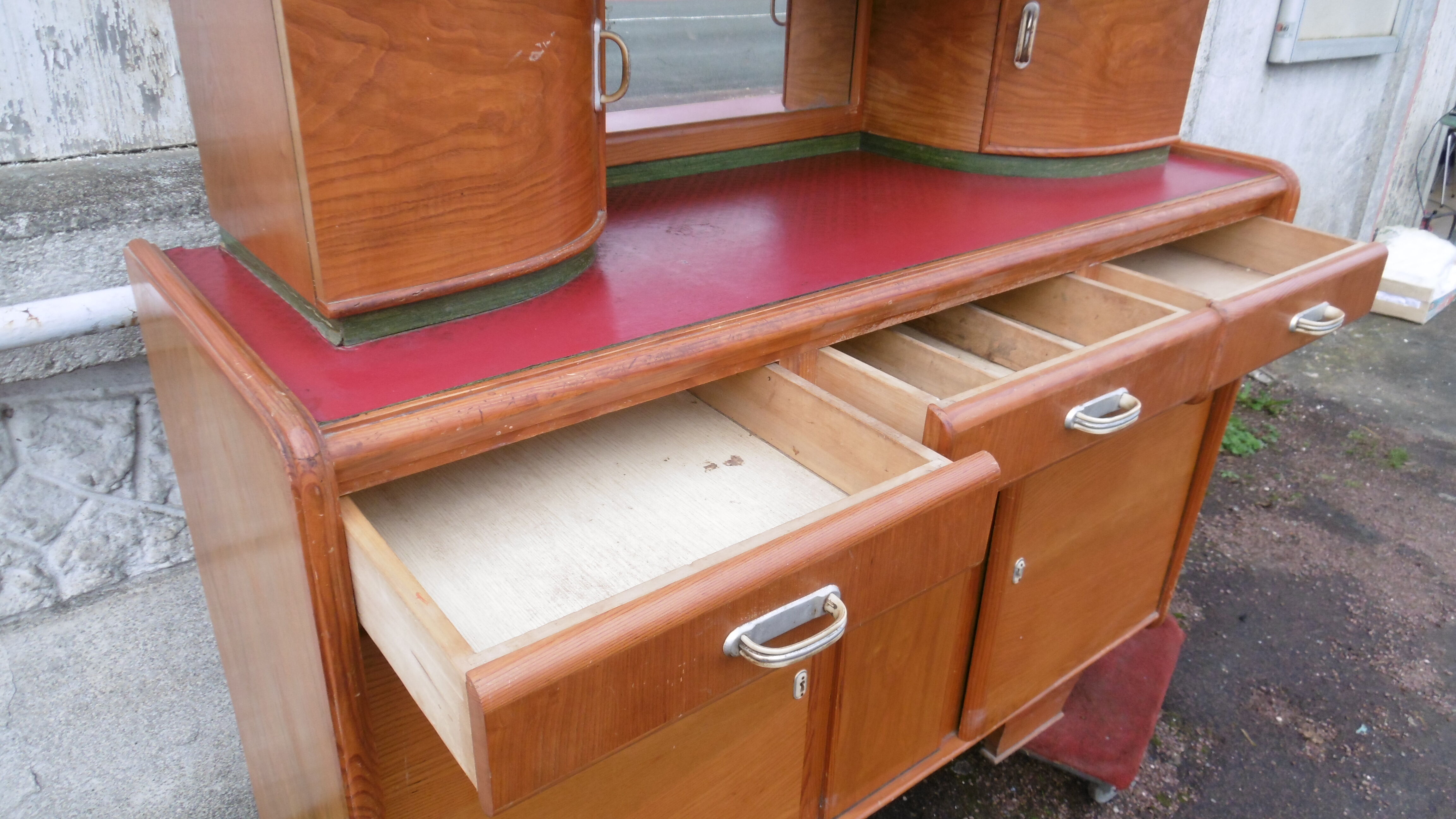 The 1950s wooden buffet