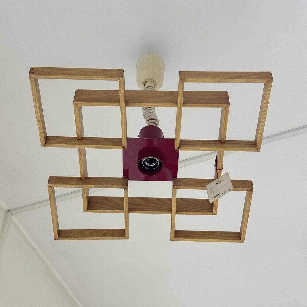 Amelio Pendant Lamp attributed to Angelo Brotto for Esperia, 1960s