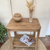 Side table, console in solid oak