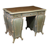Venetian lacquered and painted writing desk from the 20th century