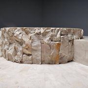 Mactan stone coffee table by Magnussen Ponte, 1980s