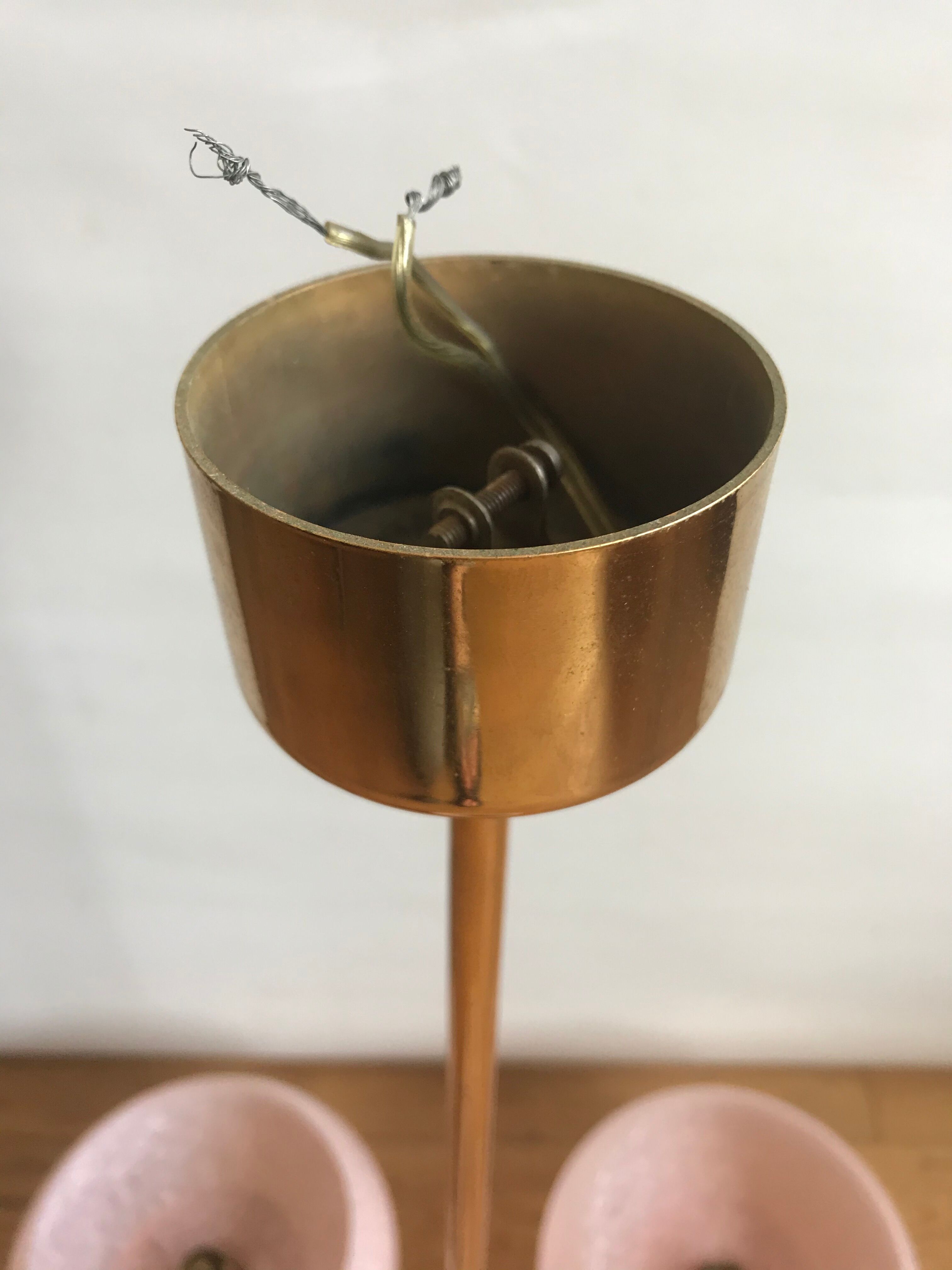Golden chandelier by Maison Sciolari