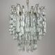 Murano glass chandelier attributed to J. Kalmar, Austria, 1960s.