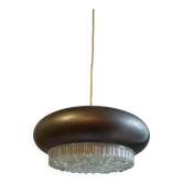 Space-age aluminum pendant light