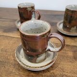 Espresso cups and saucers