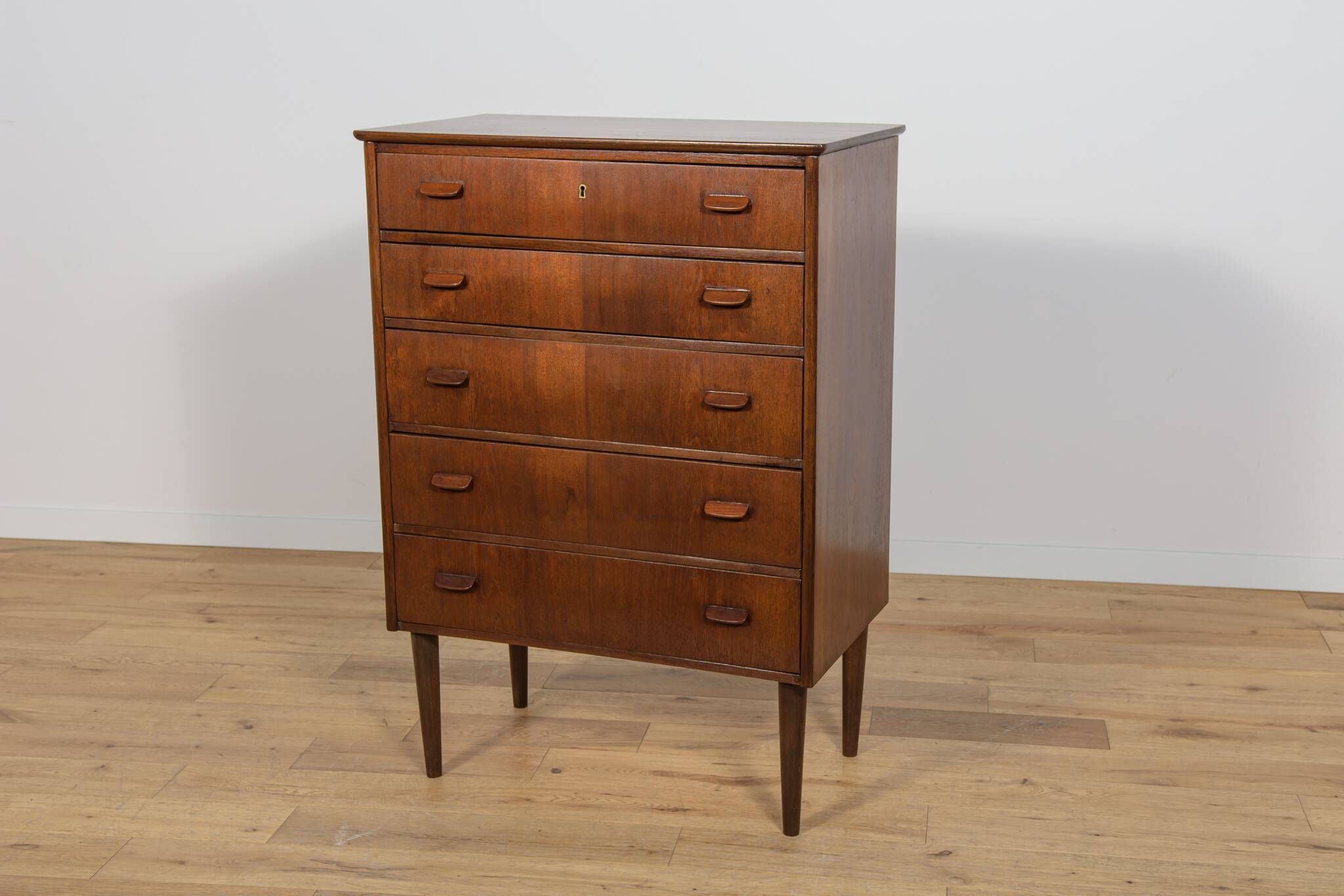 Commode en teck du milieu du siècle, Danemark, années 1960