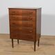 Commode en teck du milieu du siècle, Danemark, années 1960