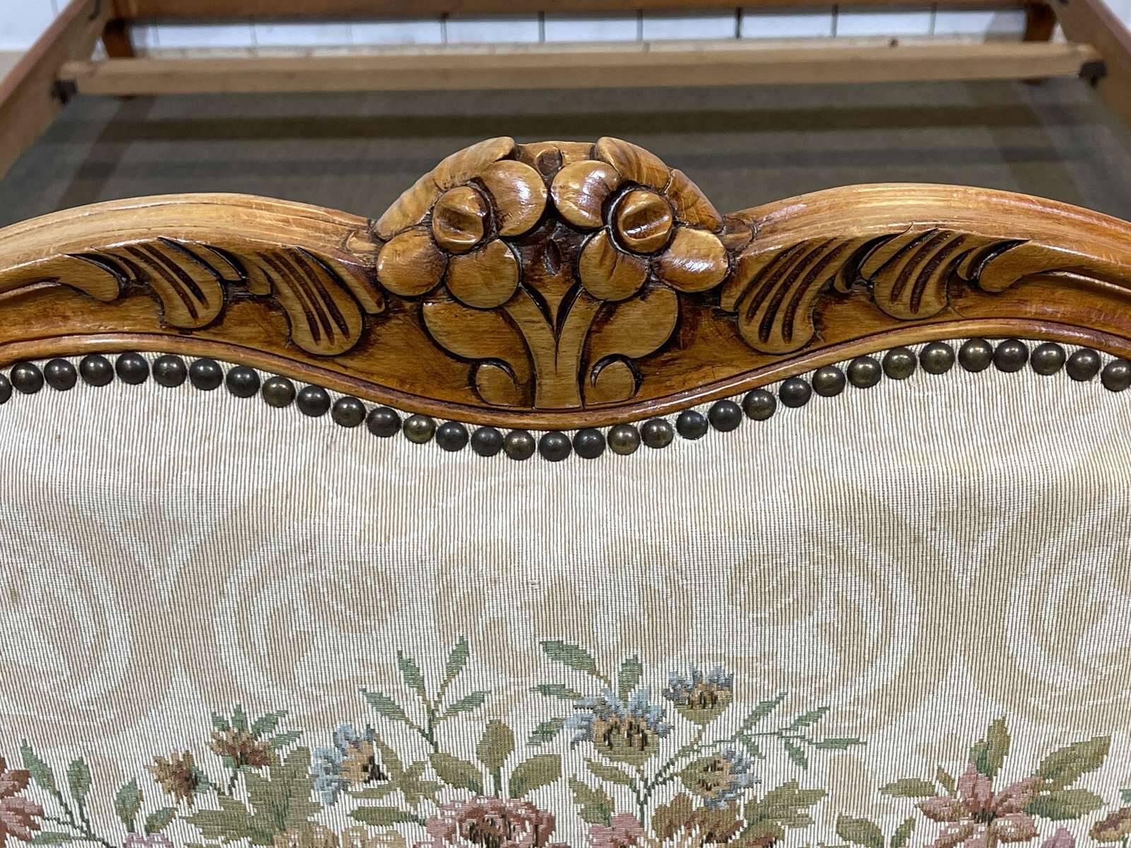 Lit basket in Louis XV style from the 1970s.
