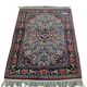 Bijar carpet, red and blue, bird patterns 120x158cm, Iran