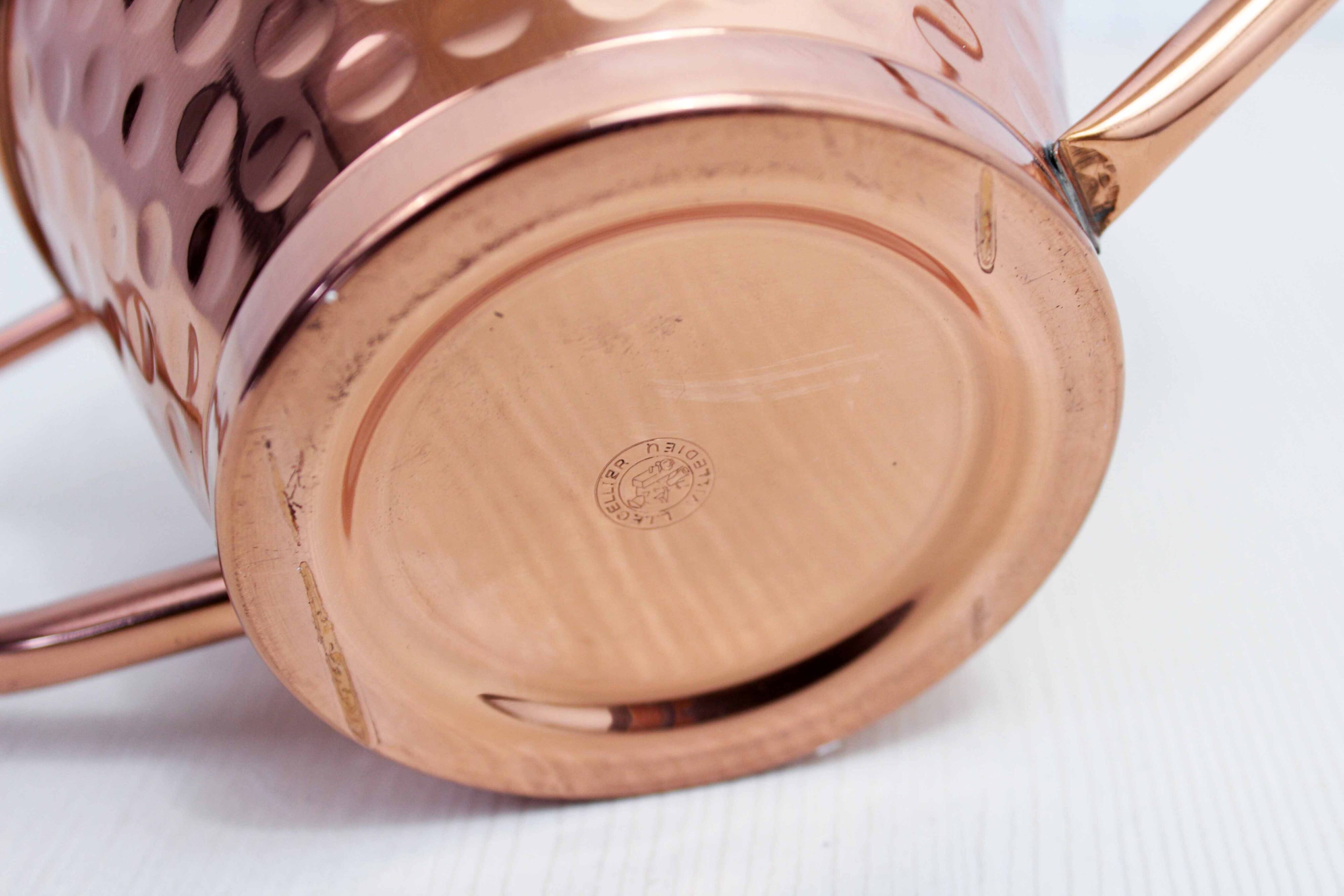 Vintage copper watering can